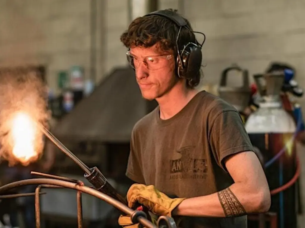 At the forge