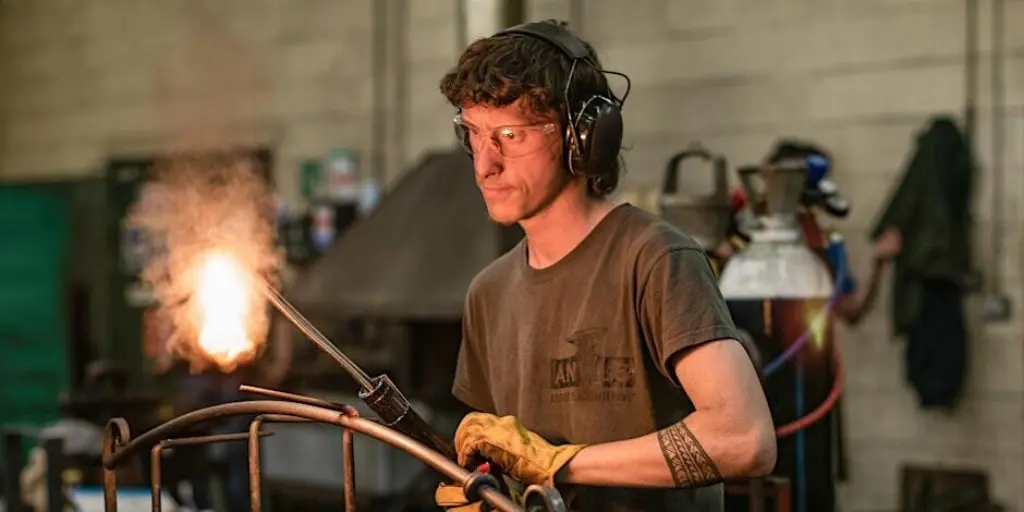 At the forge
