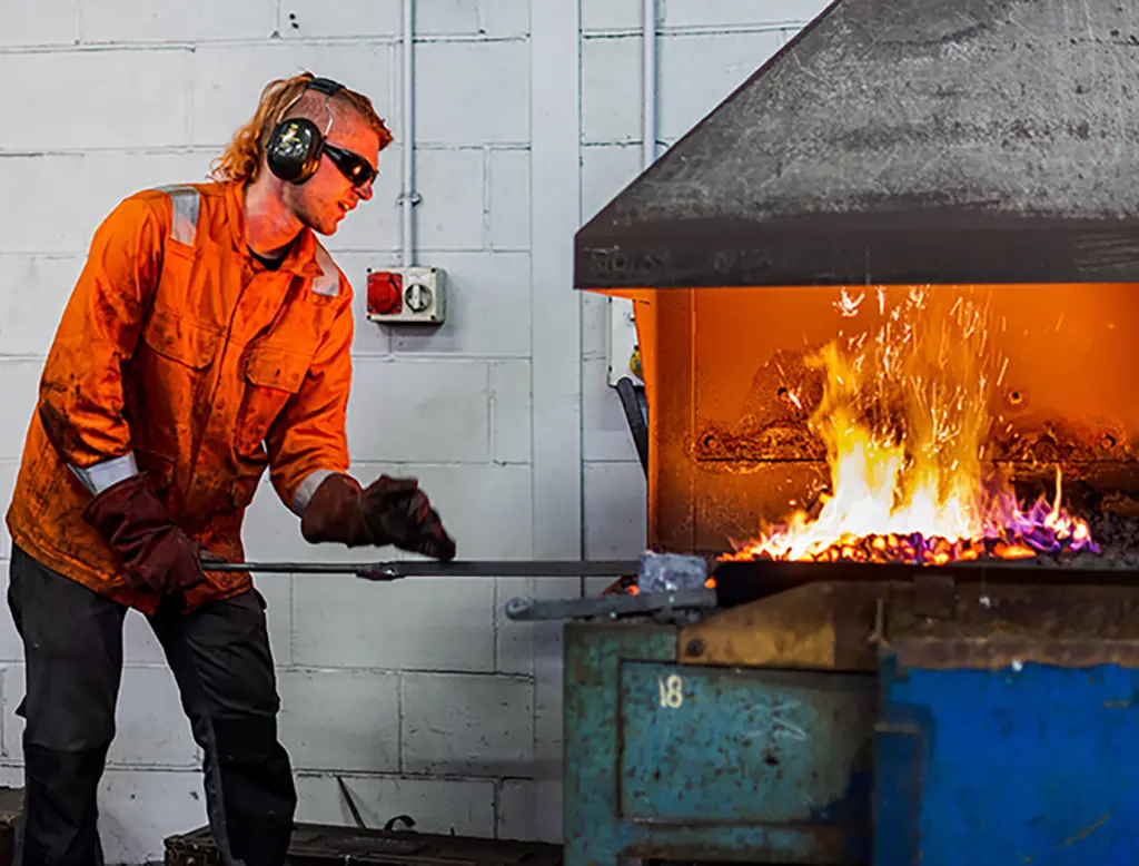 Charlie Hill at the Forge