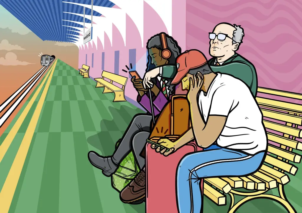 Waiting Game by BA (Hons) Illustration student Liam Saunders