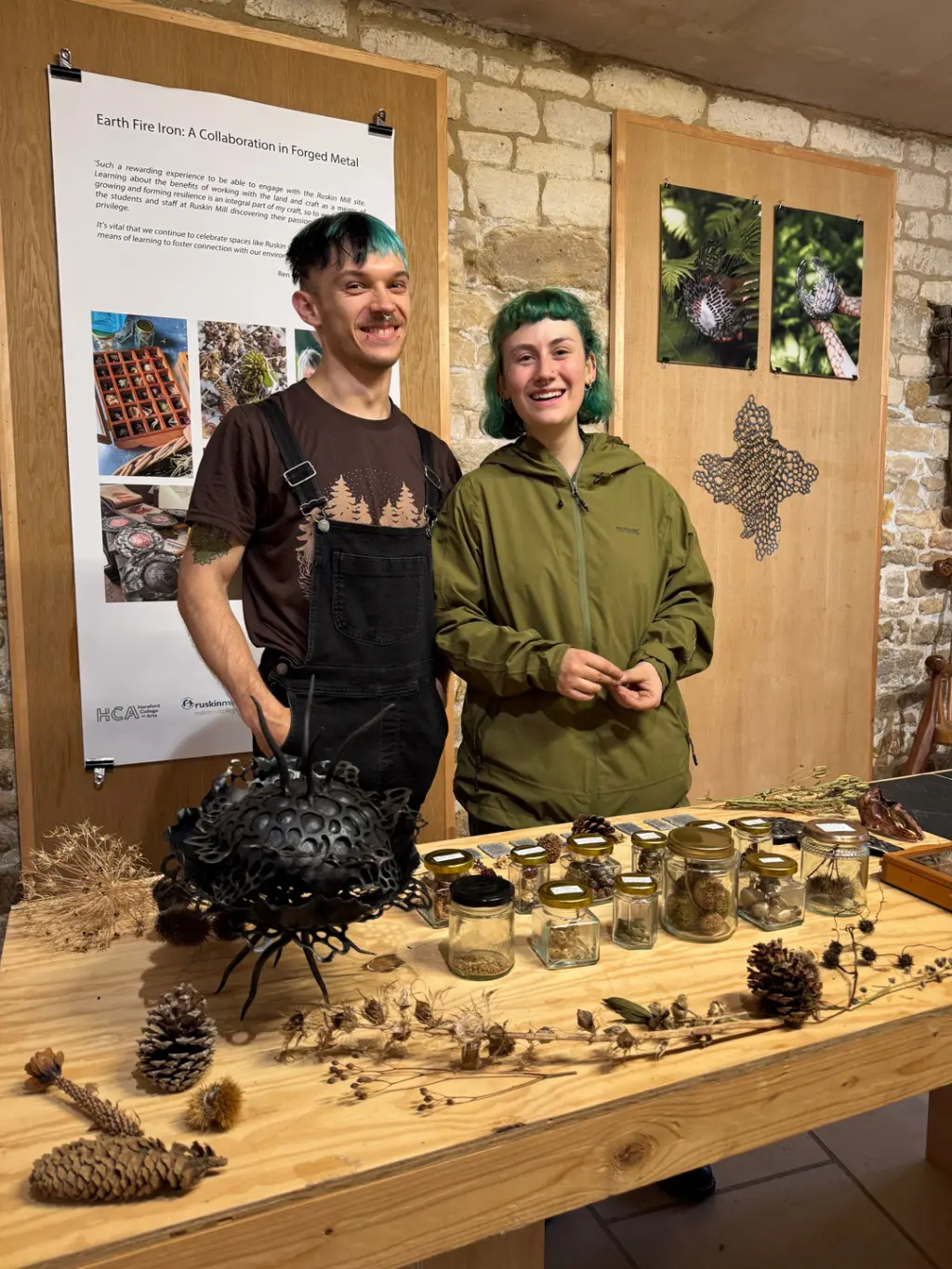 collaboration in forge metal artist