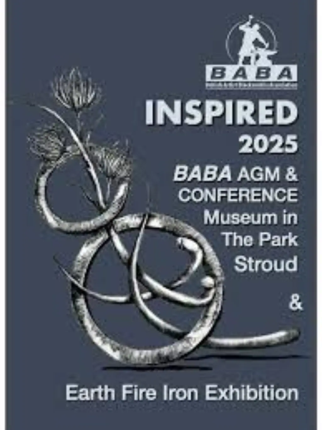 Marketing poster for the BABA AGM featuring Neve Taylor-Bridges design